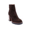 ALBANO - Bottines en camoscio à talon hauts - Marron foncé