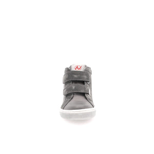 NATURINO - Baskets montantes en cuir gris pour Garçons - Clay Star VL