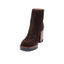 ALBANO - Bottines en camoscio à talon hauts - Marron foncé