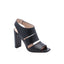 ALBANO - Sandales en cuir à talon - Noir