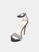 Sandales à talon avec bride à la cheville - Noir