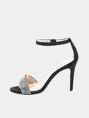 Sandales à talon avec bride à la cheville - Noir