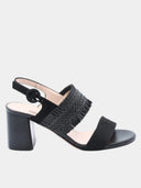 ALBANO - Sandales pour Femmes à talon moyen - Noir