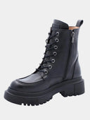 Bottines en cuir - Noir