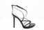 Sandales Albano noires à talon haut avec lacets
Chaussures à talon 12 cm en textile noir, semelle en cuir
Zoom sur les sandales Albano lacées en noir
Vue arrière des sandales à talon Albano avec laçage élégant