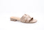 ALBANO - Mules en cuir à talon plat - Beige