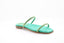 ALBANO - Mules plates en daim - Vert