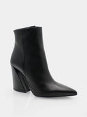 Bottines en cuir - Noir