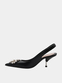 Pearl Patch Sling - Black/Silver