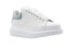 ALEXANDER McQUEEN – Oversized Sneaker Larry – Blanc & Bleu Ciel
