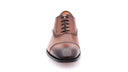 Richelieu Homme en cuir lisse - Cognac