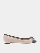 AQUAZZURA - Parisina Ballet - Beige et Noir