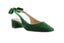 AQUAZZURA - Very Bow Tie 35 Sling - Vert