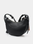 Sac bandoulière style sacoche  - Noir