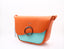 Sac à main style rétro - Orange & Bleu