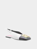 Eden 15 Slingback - Blanc/Noir