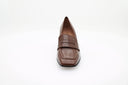 Mocassin à talon - Marron