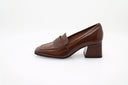 Mocassin à talon - Marron
