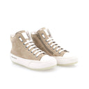 Baskets montantes en cuir - Beige