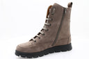 Bottines en cuir nubuck - Gris