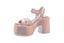CASADEI - Mermaid Telato Talon 7cm - Rose / Rosegold