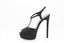 CASADEI® - Sandales Plateformes en cuir - Denim Noir