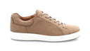 ECCO - Chaussures de Sport Élégante en nubuck beige pour Hommes - SOFT 7 M