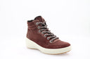 Bottines en cuir nubuck - Chocolat