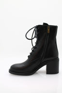 Bottines à talon bloc (5cm) - Noir