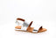 LEA RIVIERA - Sandales basses en cuir - Argenté