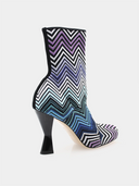 Gea Boot Chevron Wave - Bleu et Violet