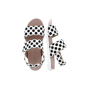 Sandales Filles en tissu avec double bride velcro NATURINO Verdon