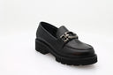 Mocassins en cuir verni - Noir
