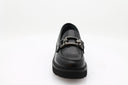Mocassins en cuir verni - Noir