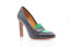 RALPH LAURENT - Escarpin à talon - Noir et Turquoise