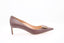 escarpin Rupert Sanderson Osella rose parme cuir de veau bout pointu talon 5,5 cm