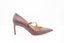: escarpins rose parme Rupert Sanderson Valette 80 en cuir avec sangle réglable, talon 8 cm et bout pointu pour allure féminine et élégante

