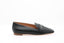 mocassins en cuir noir Rupert Sanderson Doublet avec bout carré, chaussure élégante et confortable pour toutes les occasions