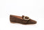 RUPERT SANDERSON - Chesla Loafer Suède - Brun Foncé