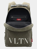 Sac à dos en cuir - Vert militaire