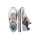 Baskets en daim - Beige et Gris