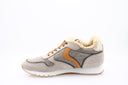 Baskets en cuir - Beige et Gris