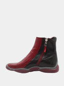 Bottines - Noir/Rouge foncé